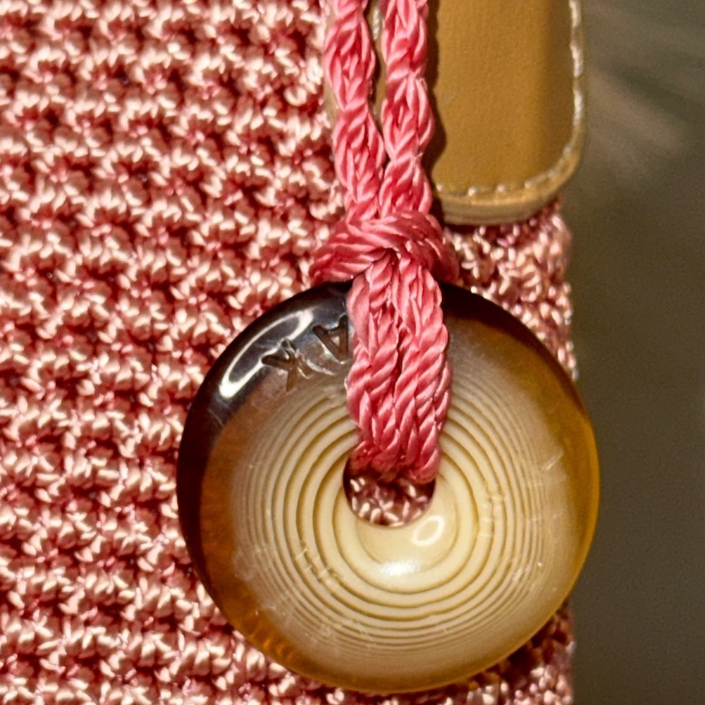 The Sak | Pink Crochet Knit Shoulder Bag - Picture 7 of 8